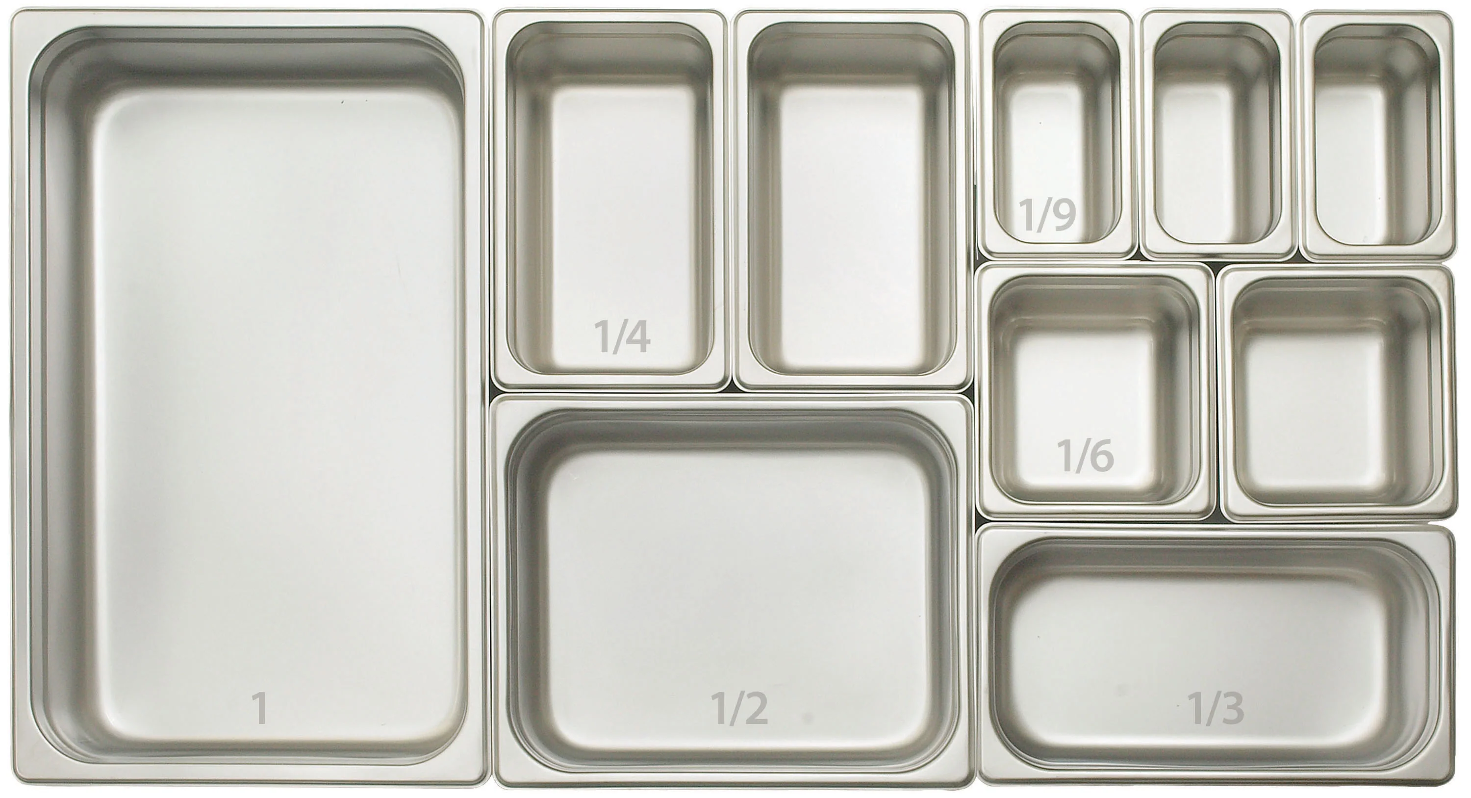 Winco SPJP-602 6-7/8 Inch Wide Stainless Steel Steam Table Pan 1/6 Size Anti-Jamming - Image 3