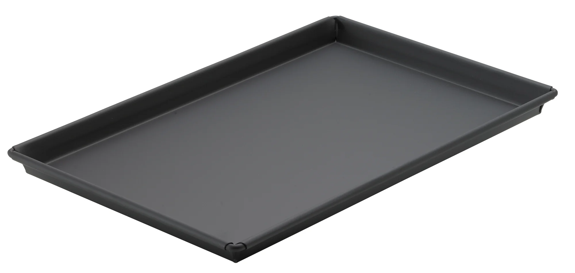 Winco SPP-1218 12 Inch Sicilian Pizza Pan Non-stick Steel Tapered Design - Image 2