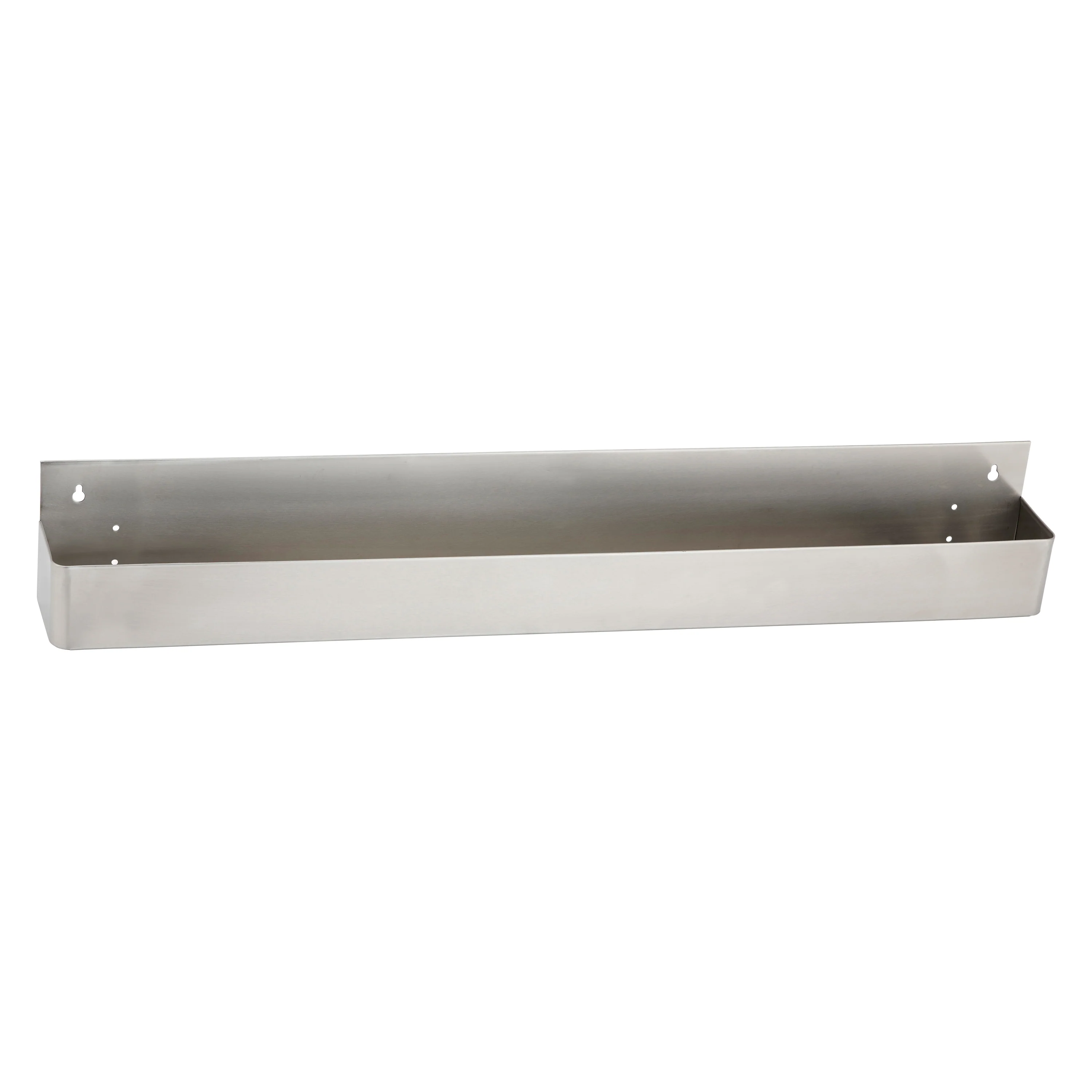 Winco SPR-42S 42 Inch Stainless Steel Single Speed Rail with Keyhole Mounting