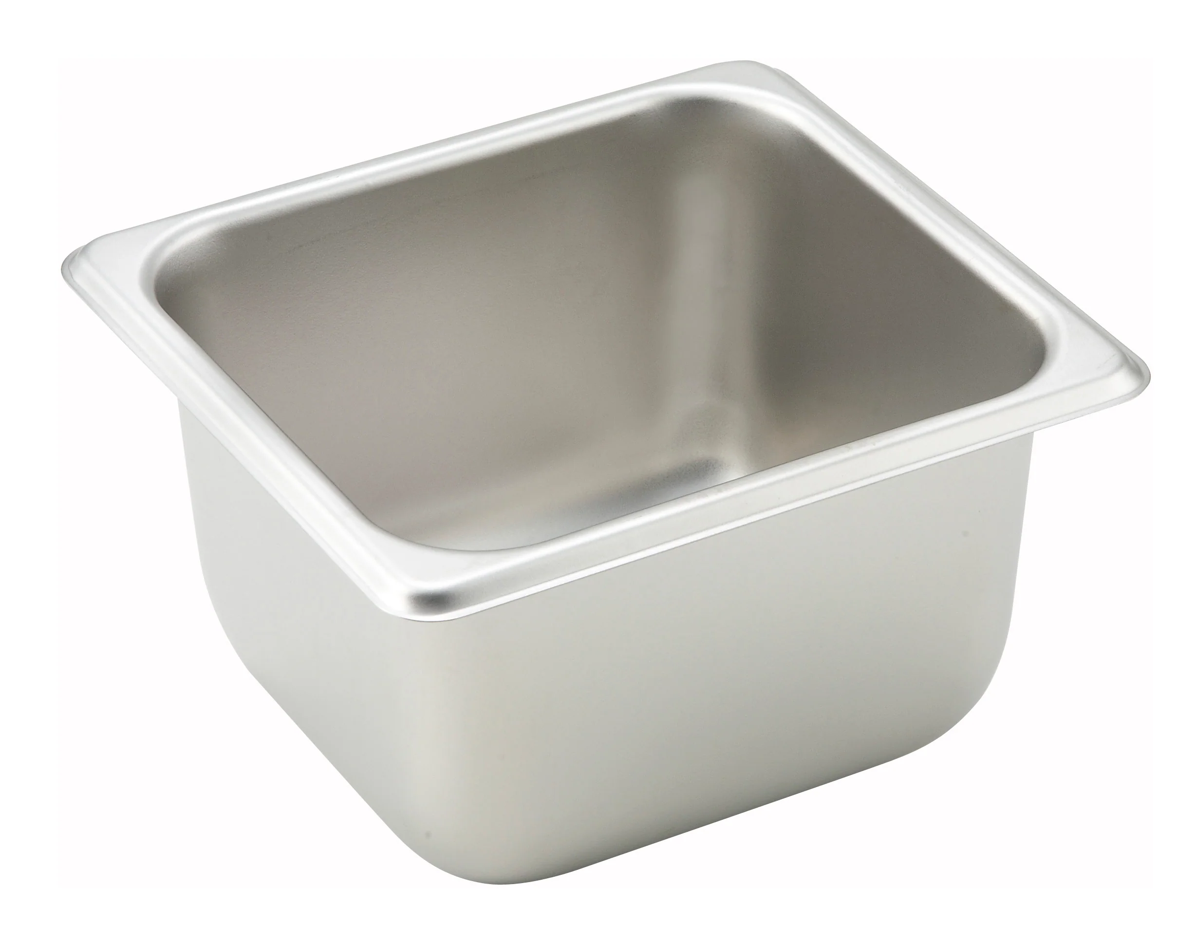 Winco SPS4 6-7/8 Inch 1/6 Size Steam Table Pan 25 Gauge Stainless Steel with Descriptors