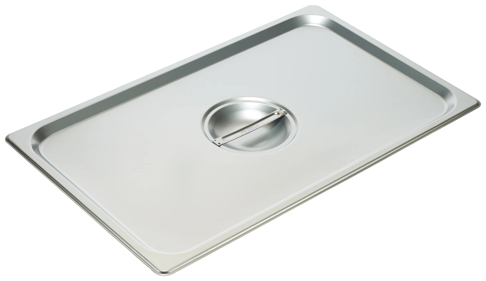 Solid Steam Pan Cover Full-Size - Winco SPSCF Stainless Steel with Handle - Image 2