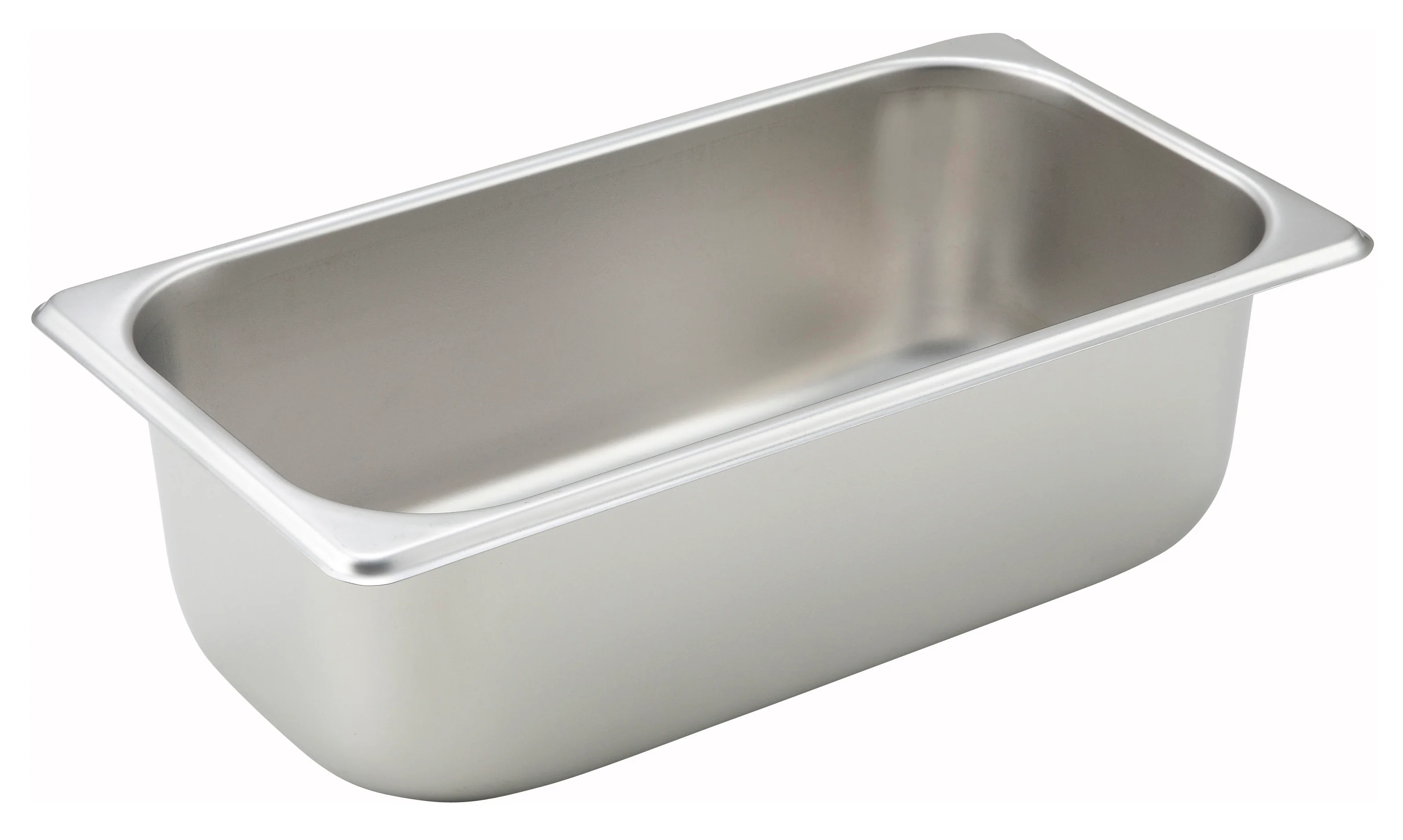 Winco SPT4 12.75 Inch Steam Table Pan 25 Gauge Standard Weight with Straight Sides - Image 2