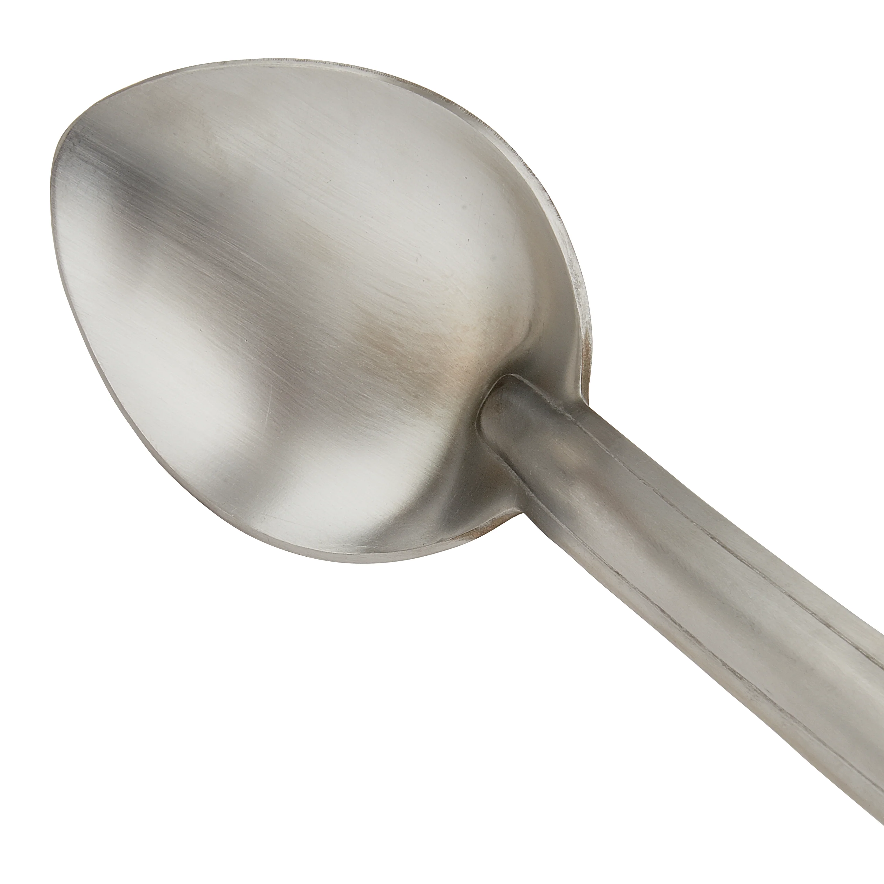 Winco SSCH-15S 15 Inch Long Solid Basting Spoon Heavy Duty 18/0 Stainless Steel - Image 2