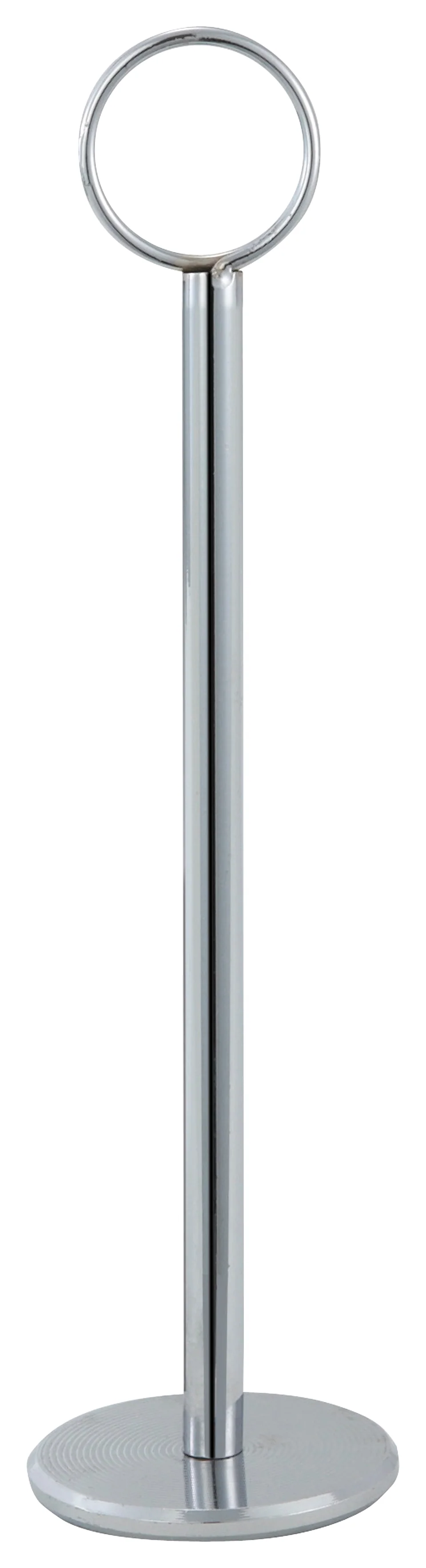 Winco TBH-8 1 to 4 Inch Table Number Holder Chrome Plated Steel Mirror Finish