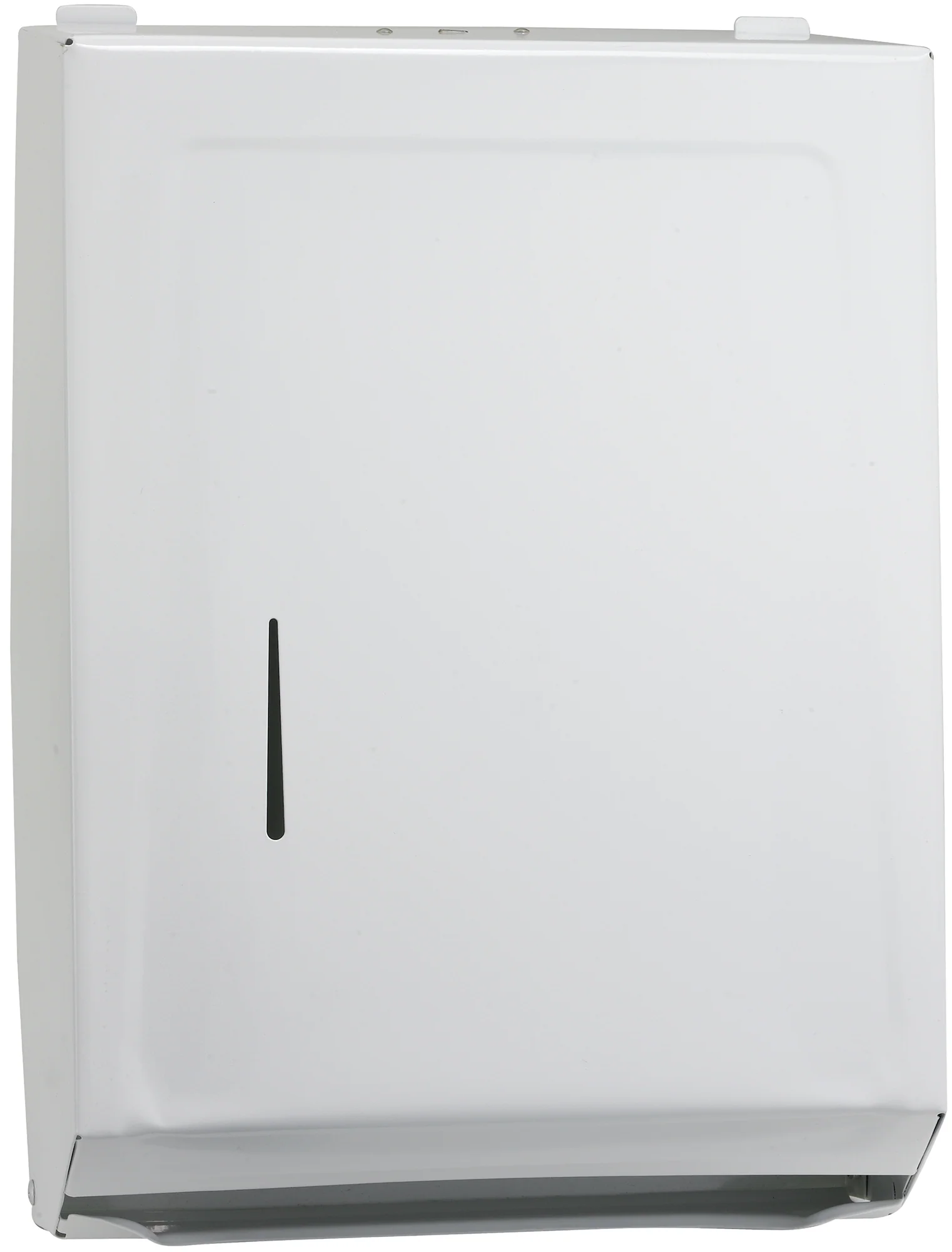Winco TD-600 11 Inch Paper Towel Dispenser Metal White Epoxy Finish - Image 2