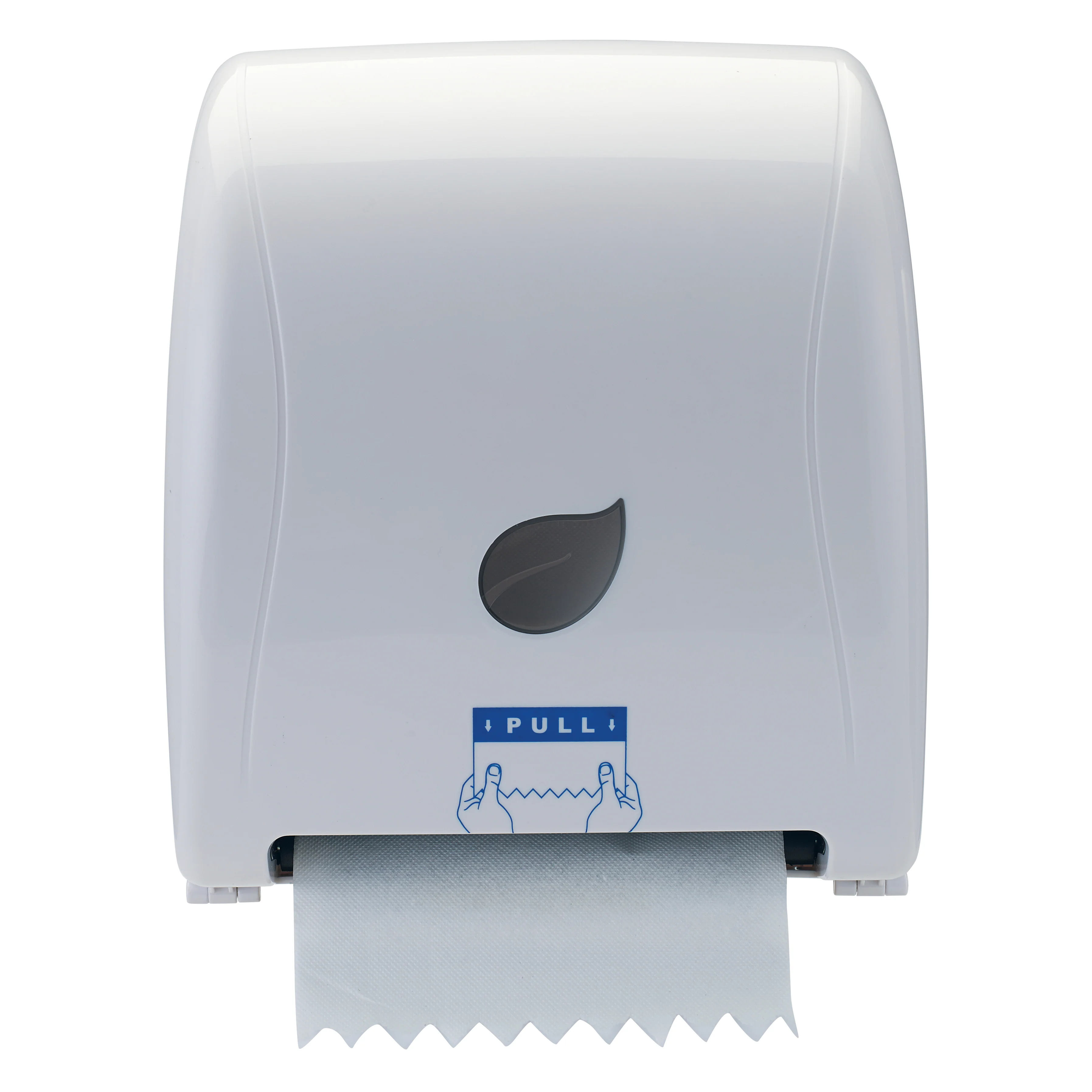 Winco TDAC-8W 12 Inch Wall Mount Touch-free Paper Towel Dispenser White with Plastic - Image 7