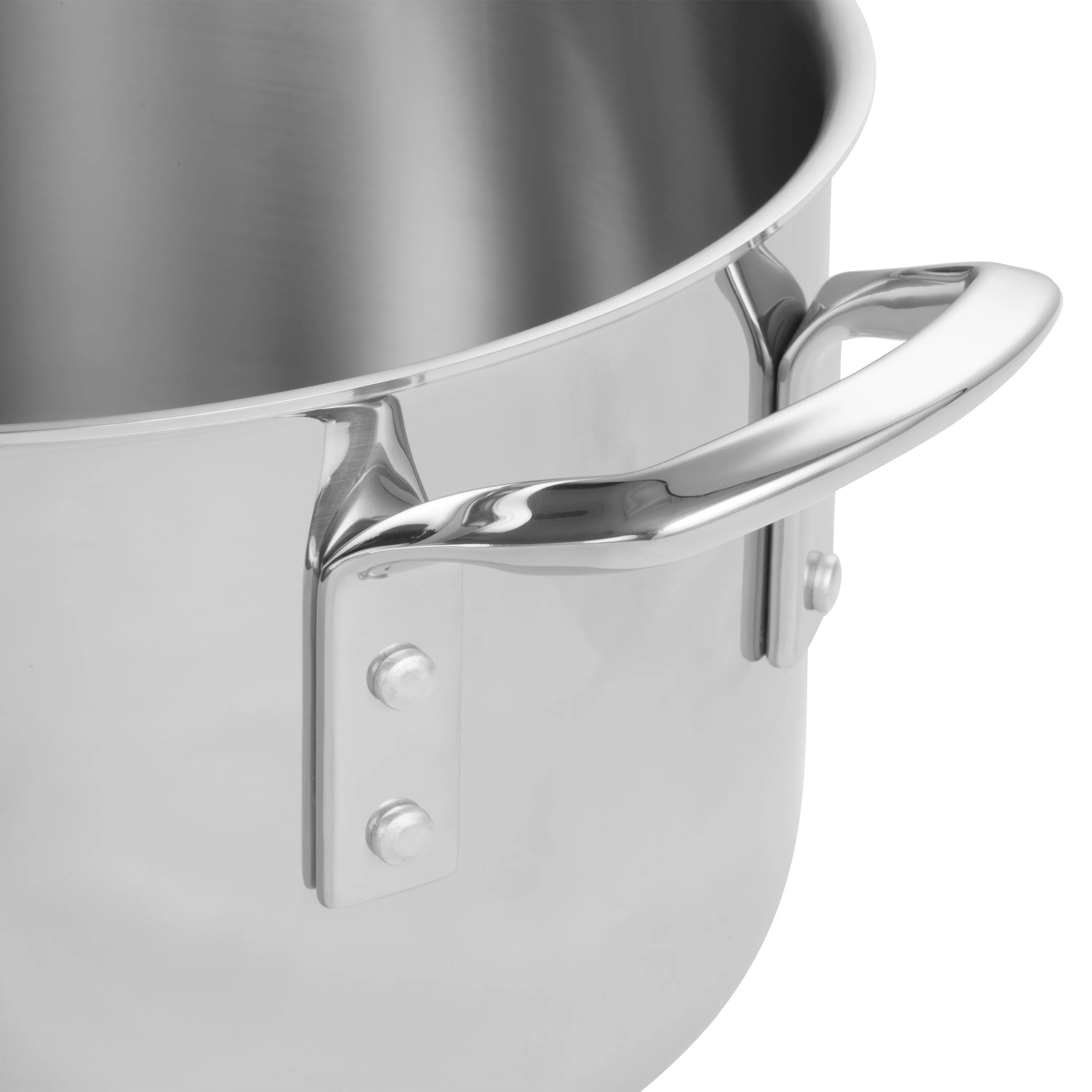 Winco TGSP-4 4-1/2 Quart Induction Ready Stock Pot with Cover Stainless Steel - Image 4