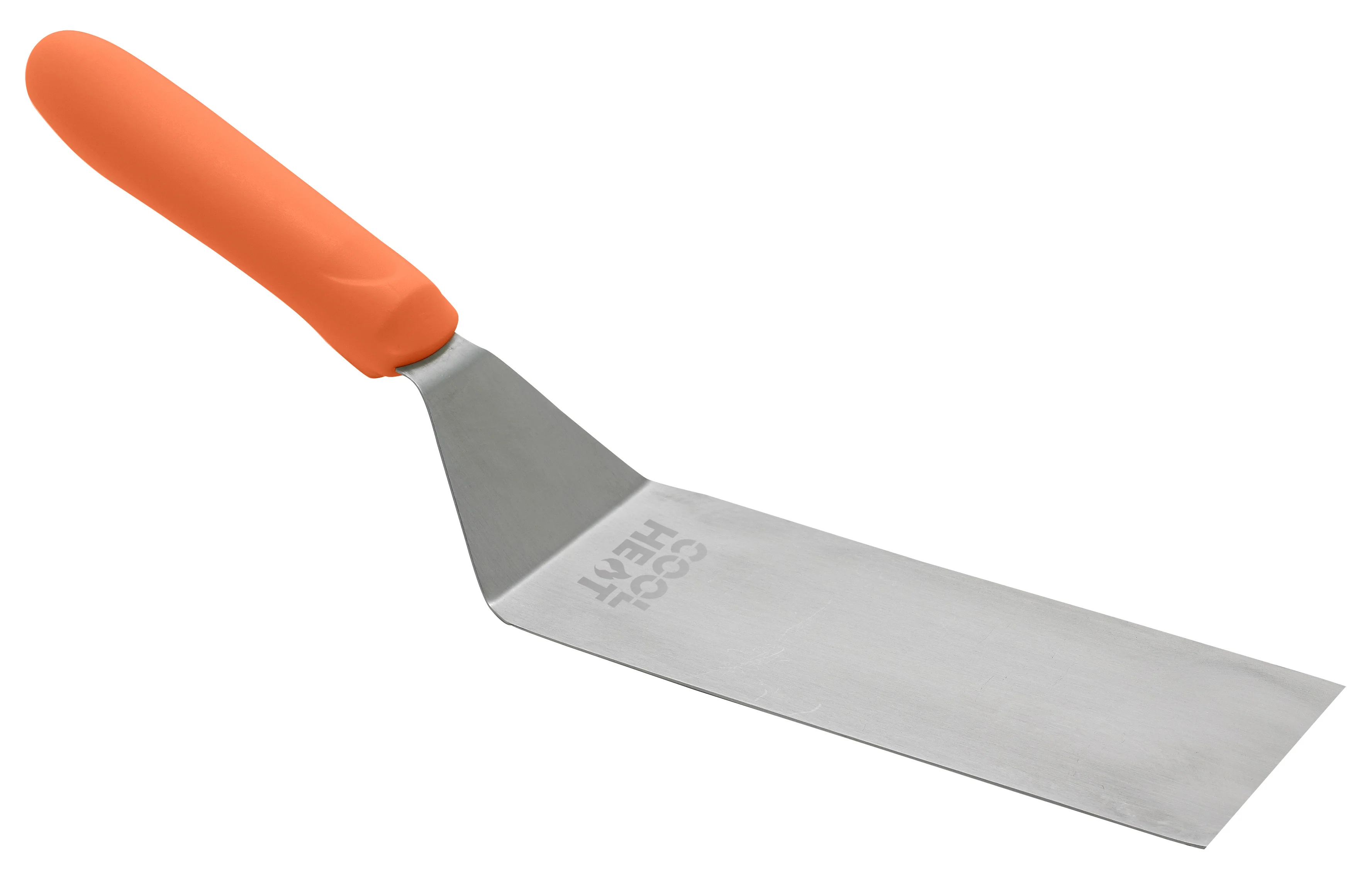 Winco TNH-64 6-1/4 Inch Turner Offset Blade Heat Tolerant Nylon Handle Satin Finish Stainless Steel - Image 4