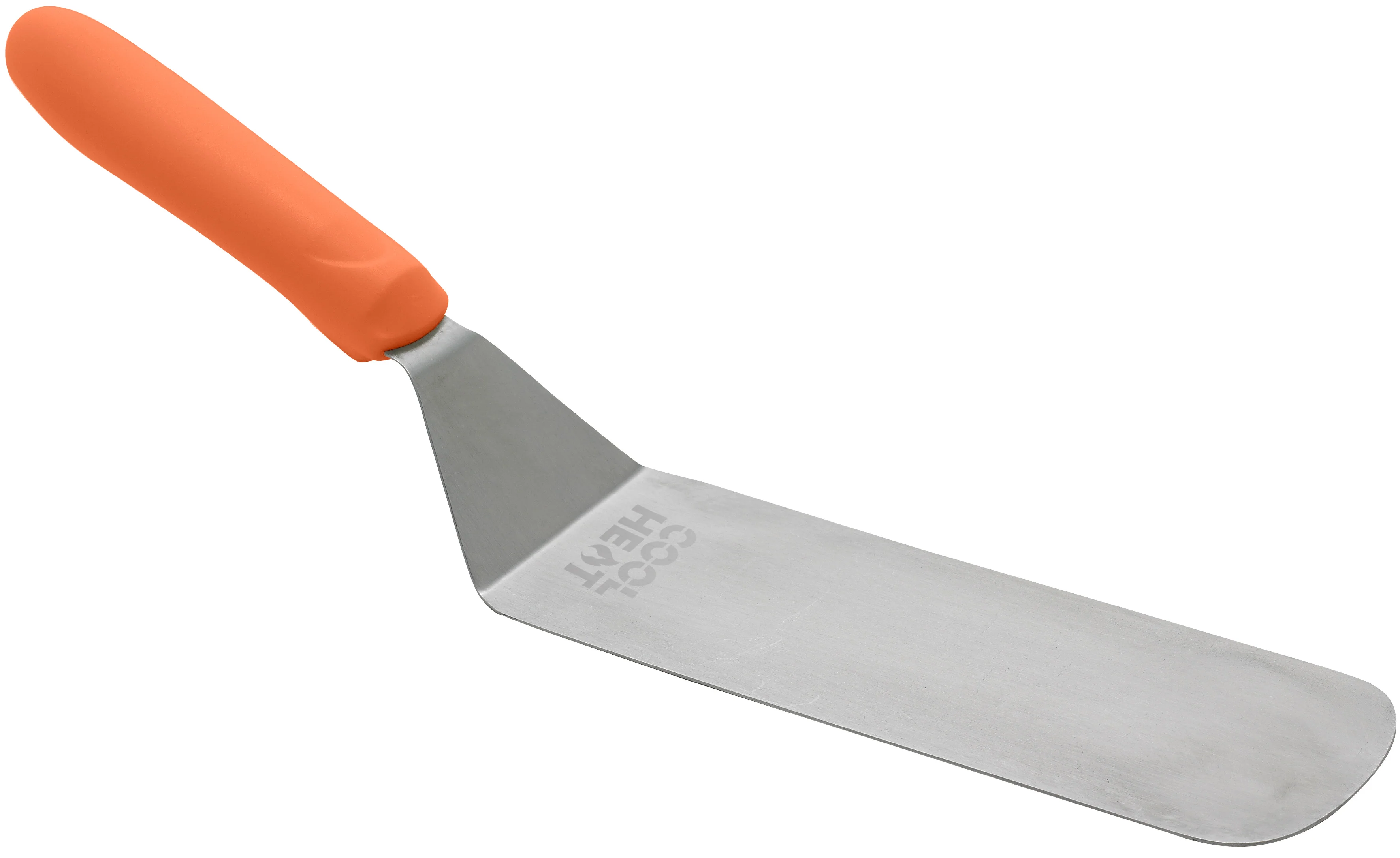 Winco TNH-90 8-1/4 Inch Flexible Offset Blade Nylon Orange Dishwasher Safe - Image 2