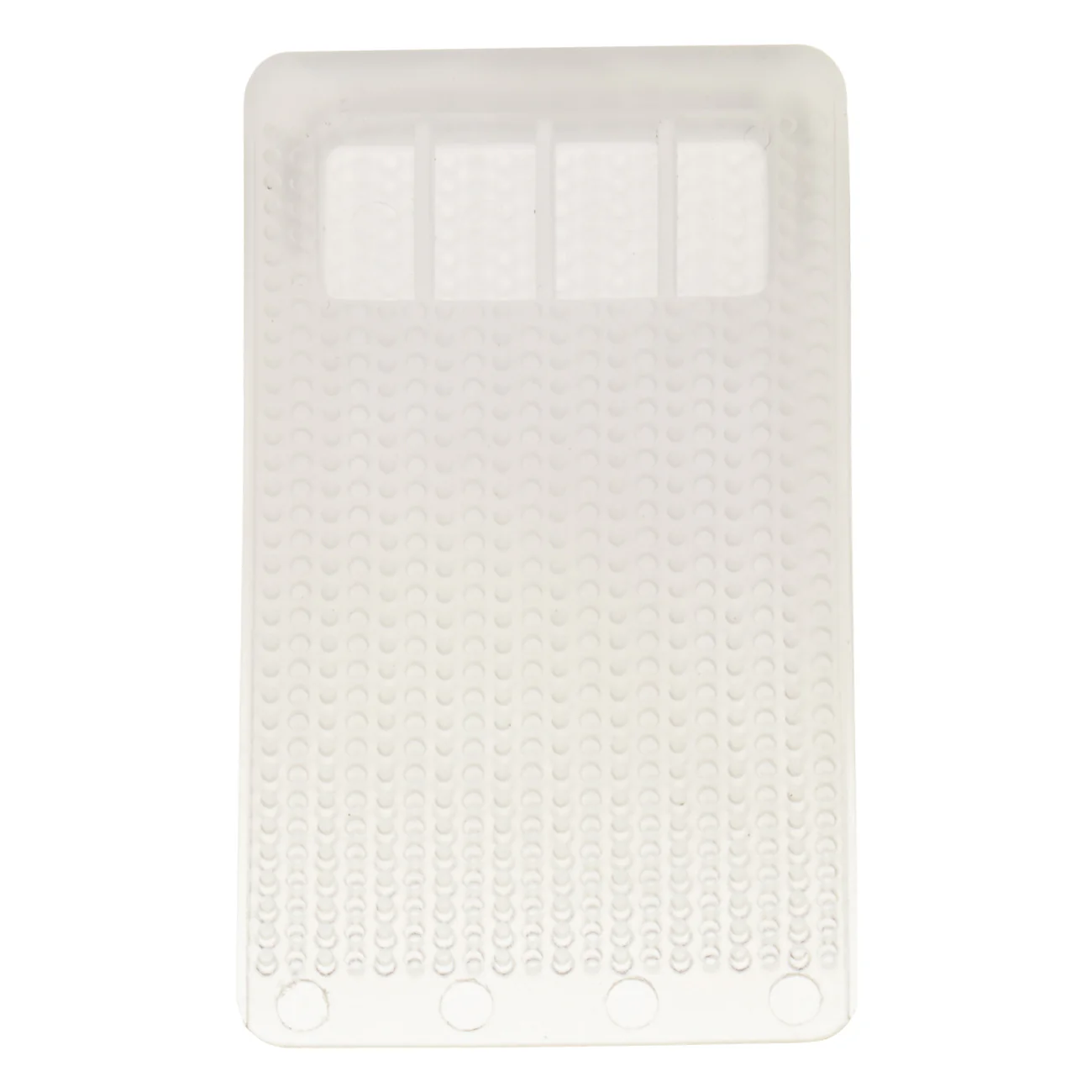 Winco TW-75W 2 Inch Stabilizer Table Wedge BPA Free Plastic 75 Packs - Image 2