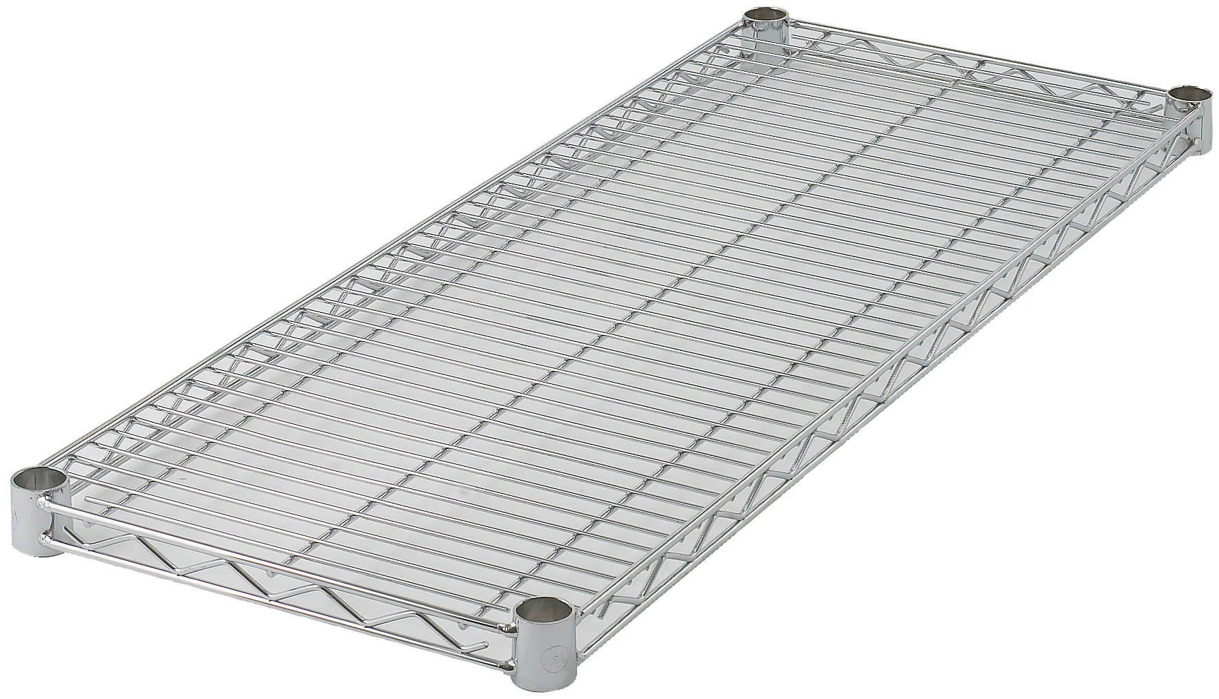 Winco VC-1472 72 Inch Shelf Wire Chrome Plated Includes 4 Sleeve Clips - Image 3