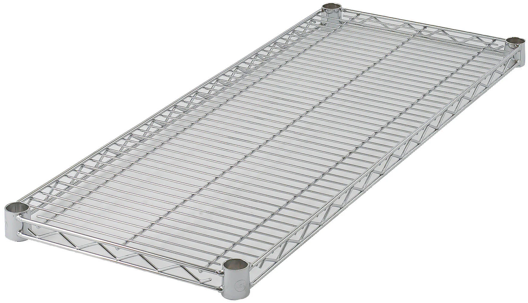 Winco VC-1824 24 Inch Shelf Wire Chrome Plated Includes 4 Sleeve Clips - Image 2