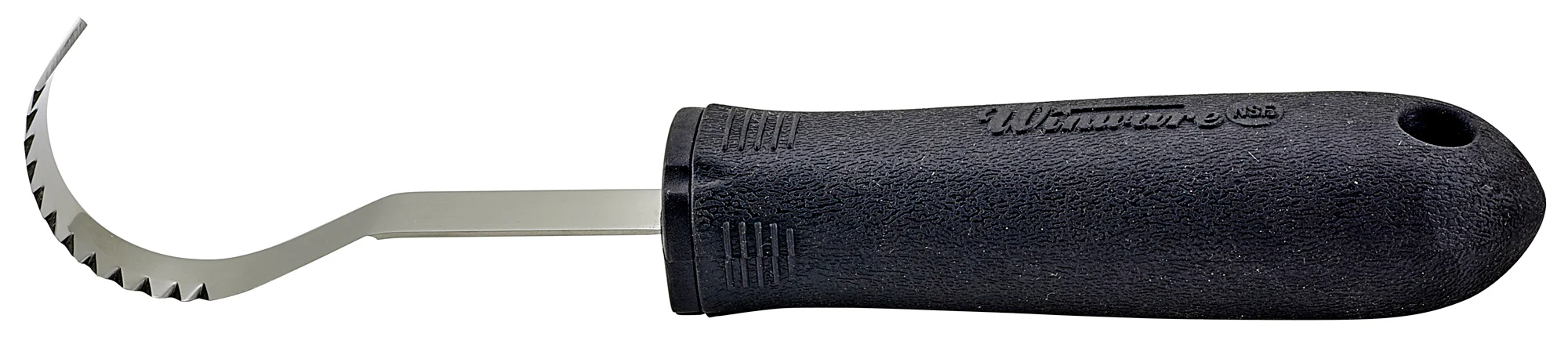 Winco VP-310 Butter Curler 8 Inch with Ergonomic Soft Grip Handle Black Stainless Steel - Image 2