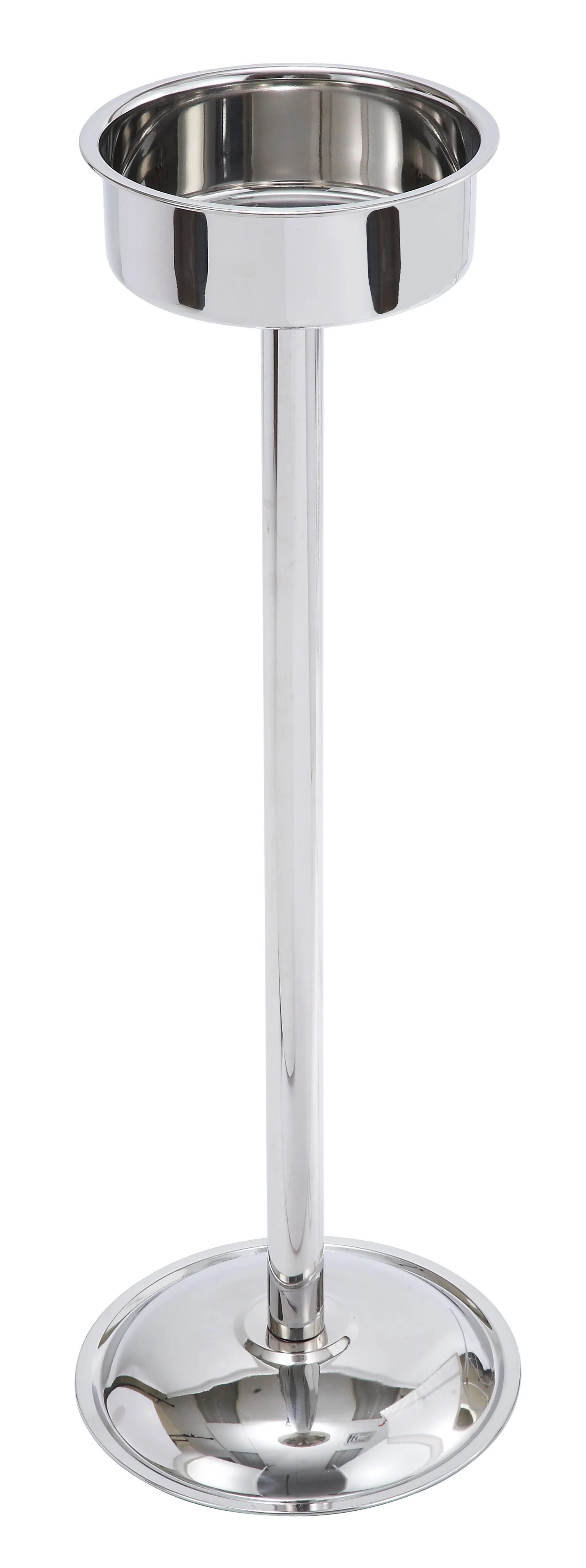 Winco WB-29S Wine Bucket Stand Stainless Steel Pipe Style with Narrow Base - Image 2