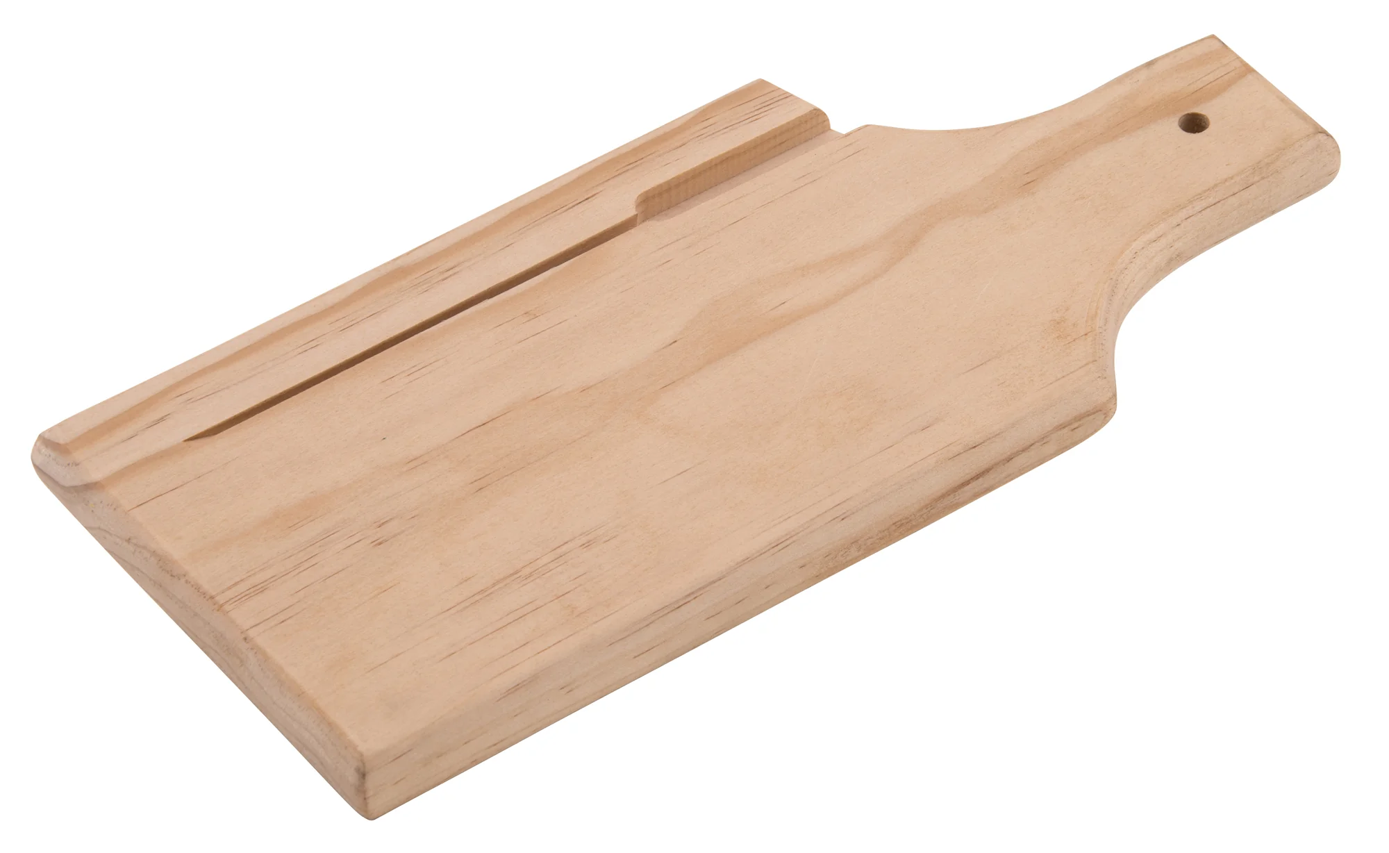 Winco WCB-125 12 Inch Bread and Cheese Board with Handle Wood - Image 3