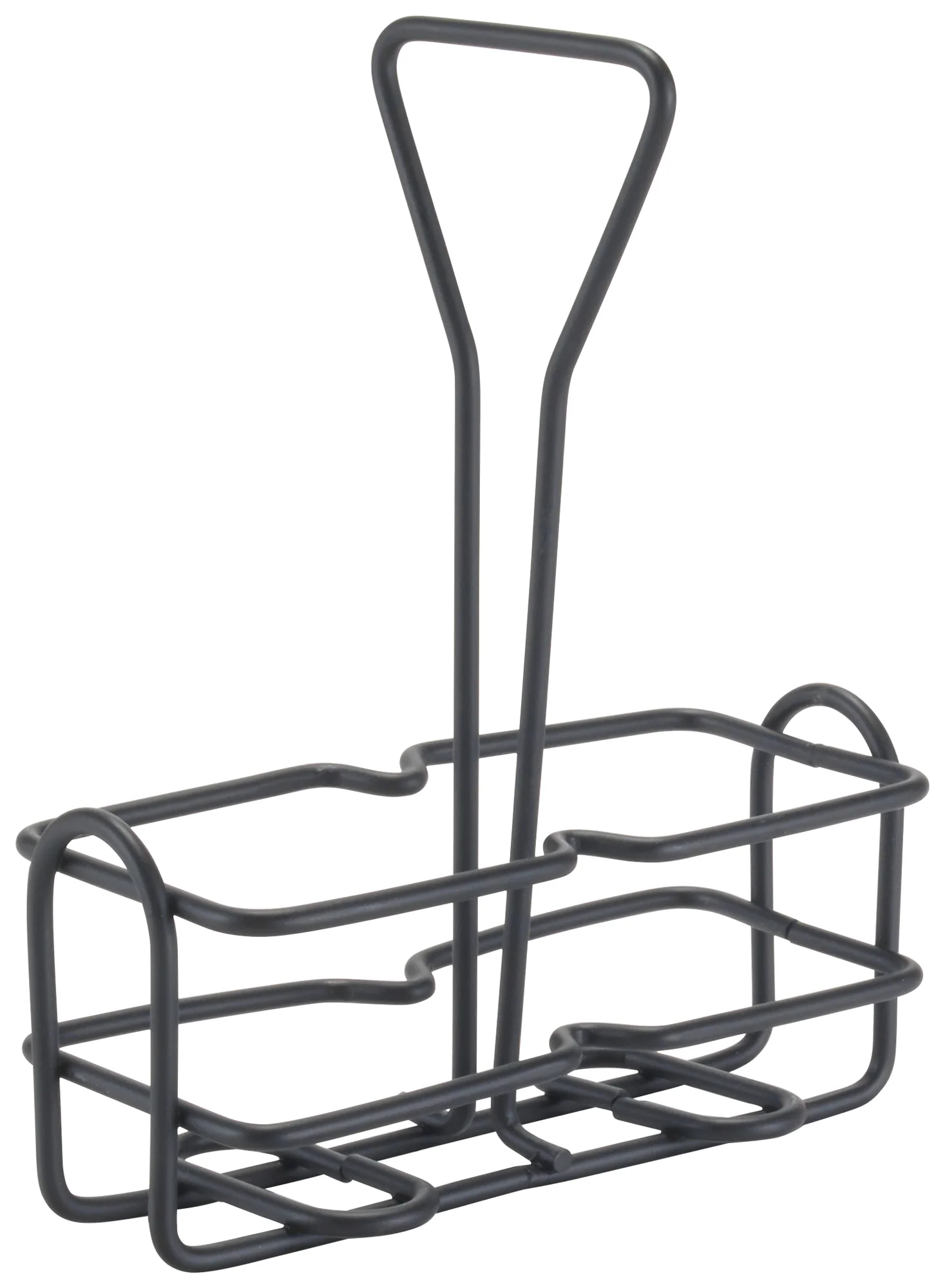 Winco WH-3K 6 Oz Oil and Vinegar Cruet Rack Black Wire Ideal for Countertop