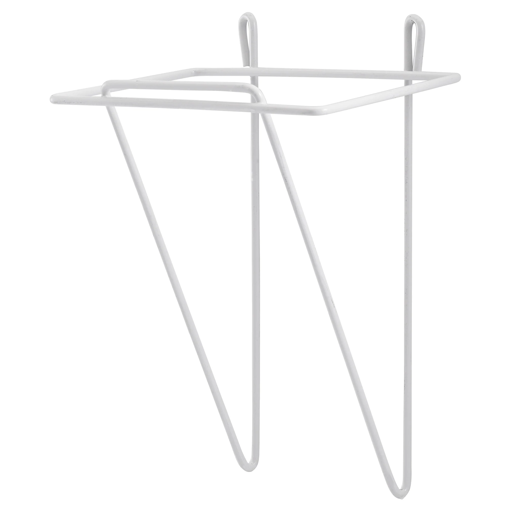 Winco WHW-7 7 Inch Wall Mounted Scoop Holder with Epoxy Coated Wire