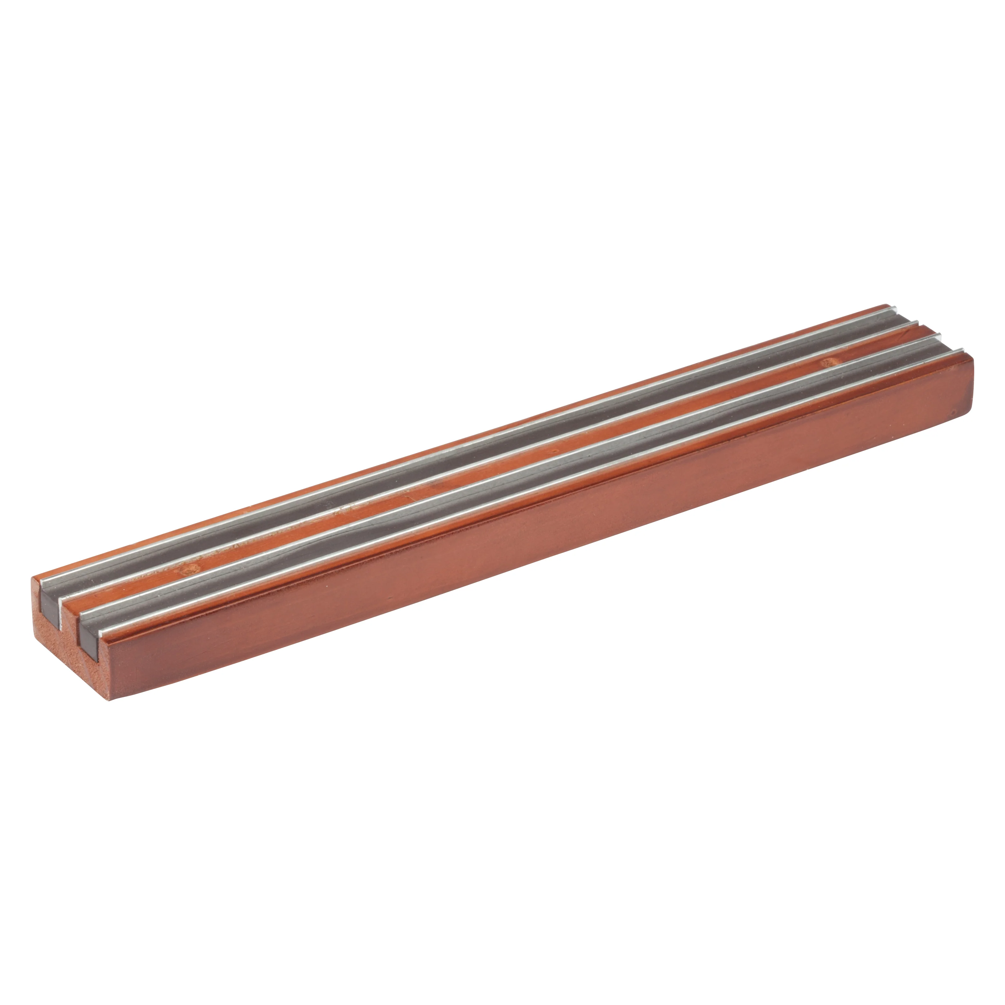 Winco WMB-12 12 Inch Magnetic Knife Bar Wooden Base Knife Holder - Image 2