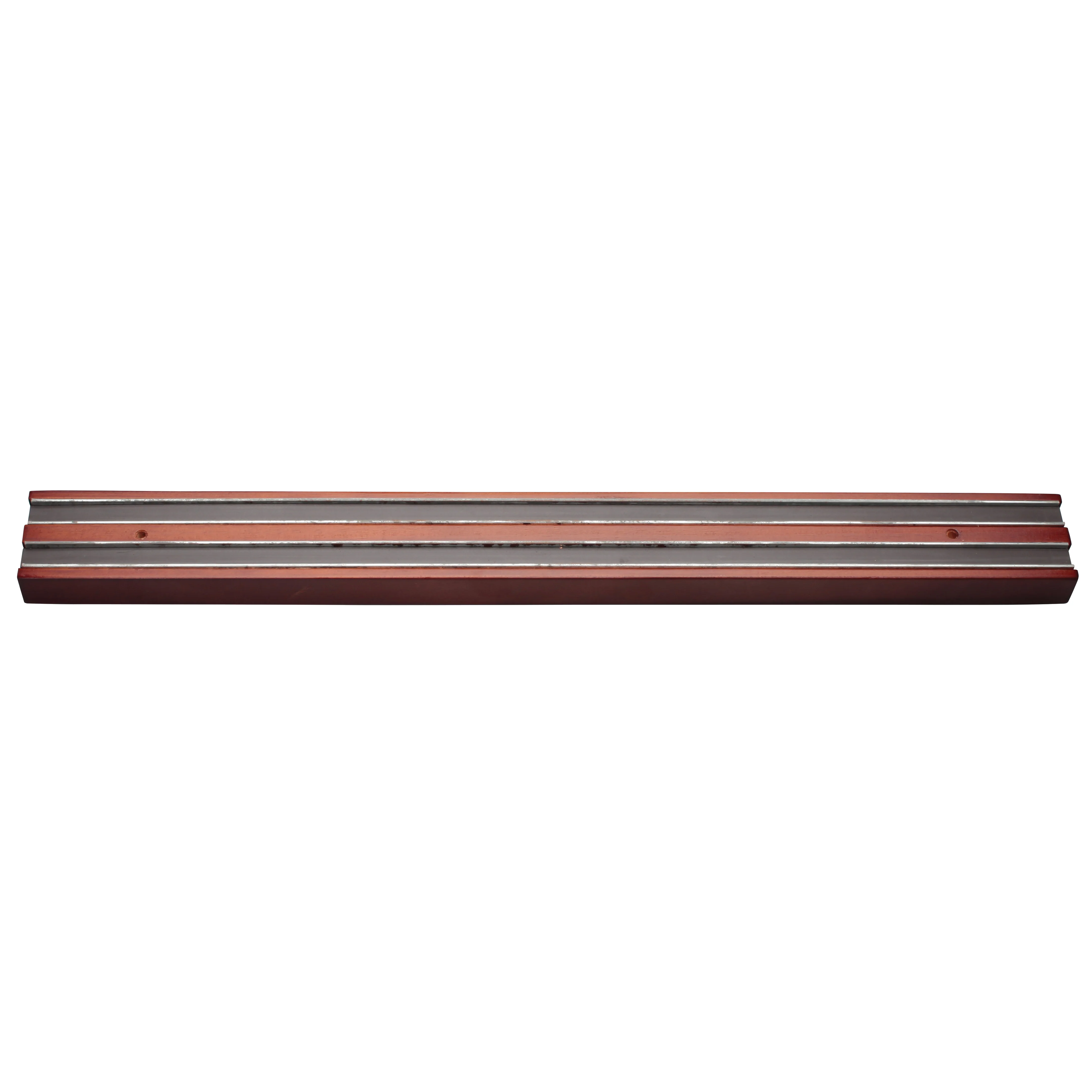 Winco WMB-18 18-Inch Magnetic Knife Bar Wooden Base with Knife Holder
