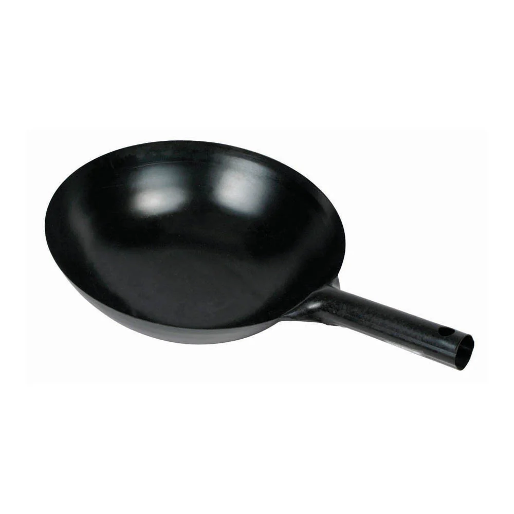 Japanese Carbon Steel Wok - Winco WOK-36 16" Black Lacquered Finish