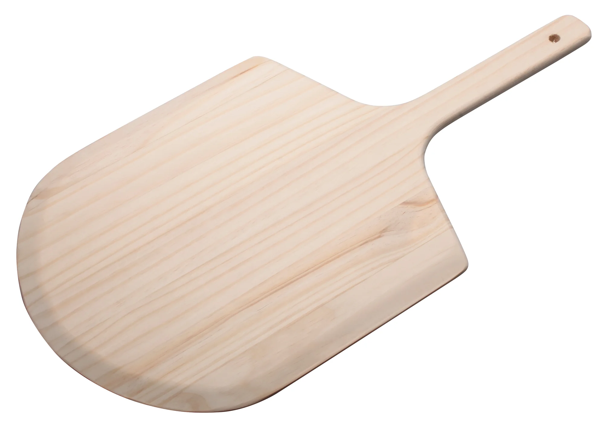Winco 12" Wooden Pizza Peel - Rectangular Blade
