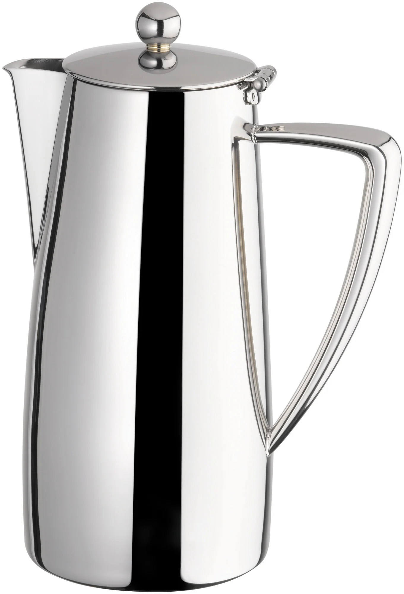 Winco Z-MC-CP64 64 Oz Coffee Server with Hinged Lid Stainless Steel Mirror Finish - Image 3