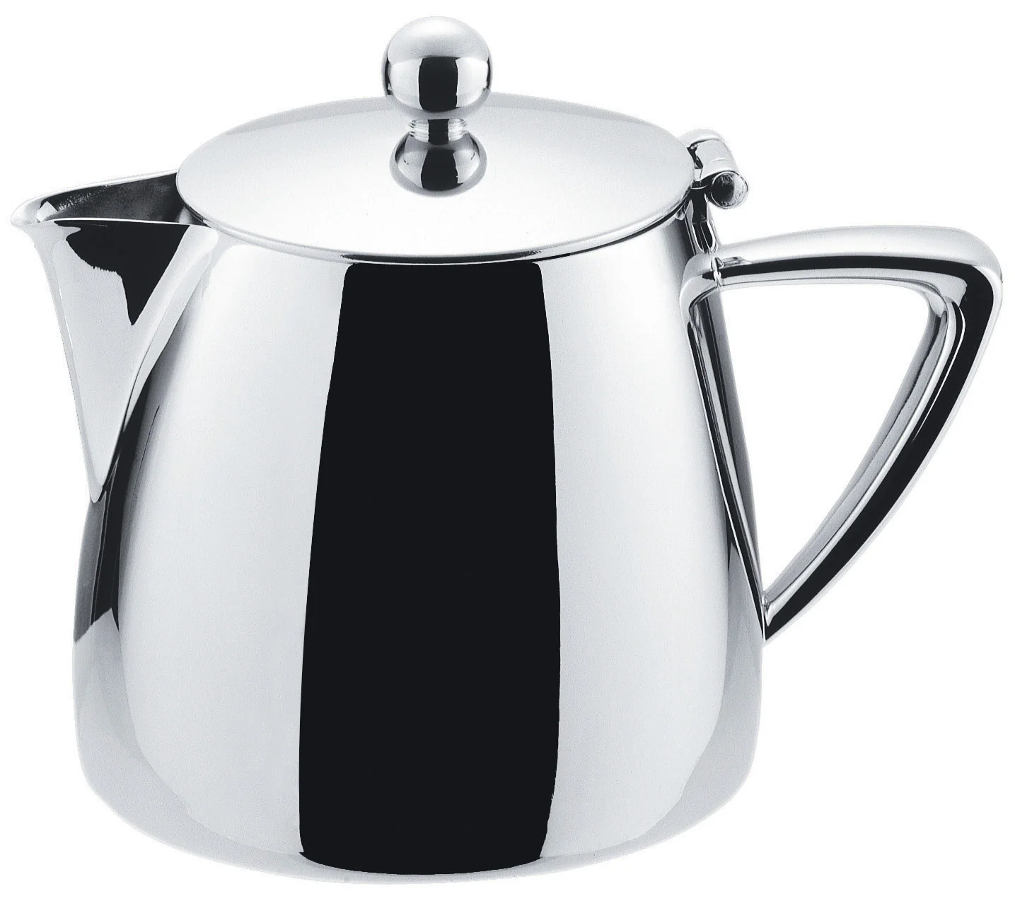 Winco Z-MC-TP10 10 Oz Tea Pot with Hinged Lid Mirror Finish Stainless Steel - Image 2