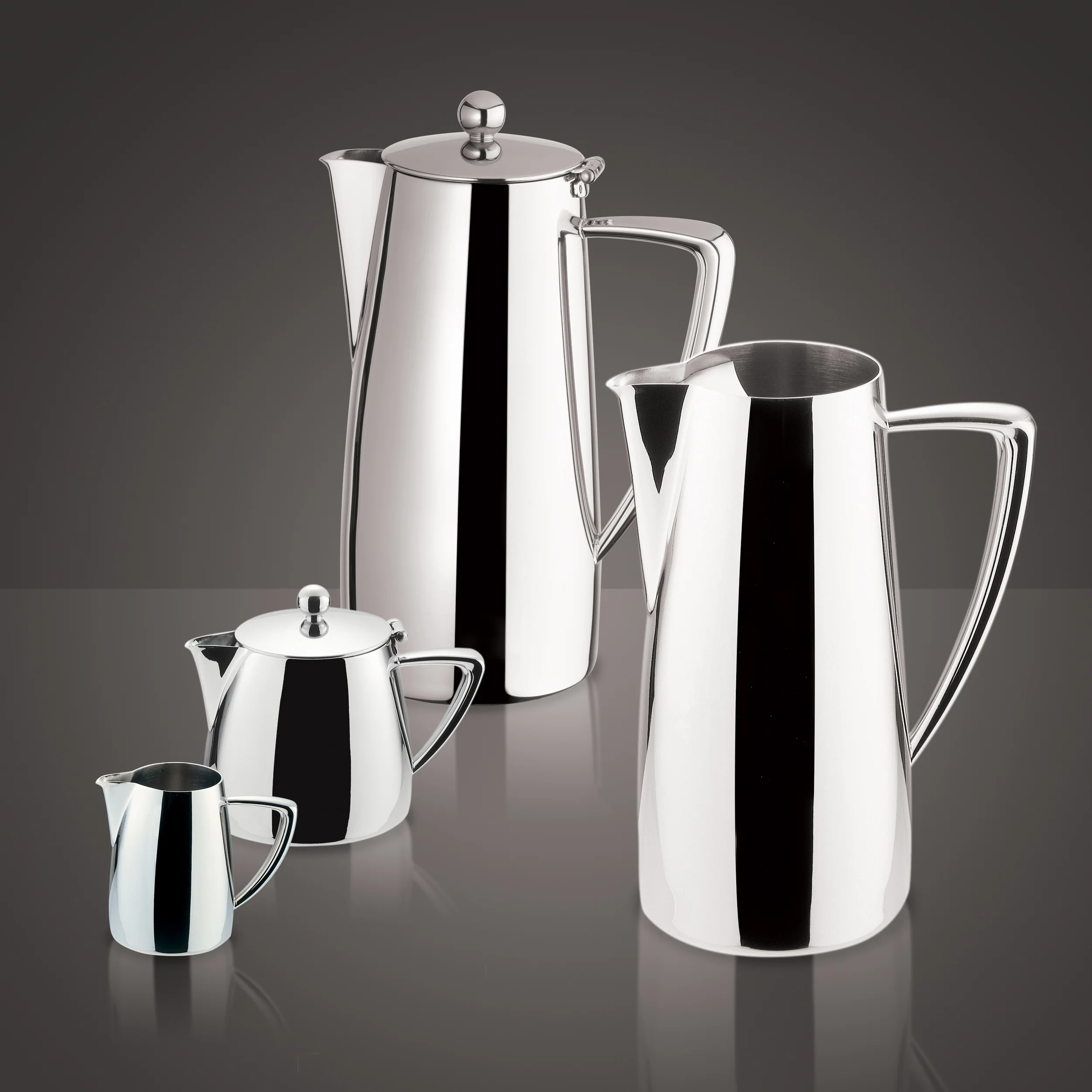 Winco Z-MC-TP10 10 Oz Tea Pot with Hinged Lid Mirror Finish Stainless Steel - Image 3