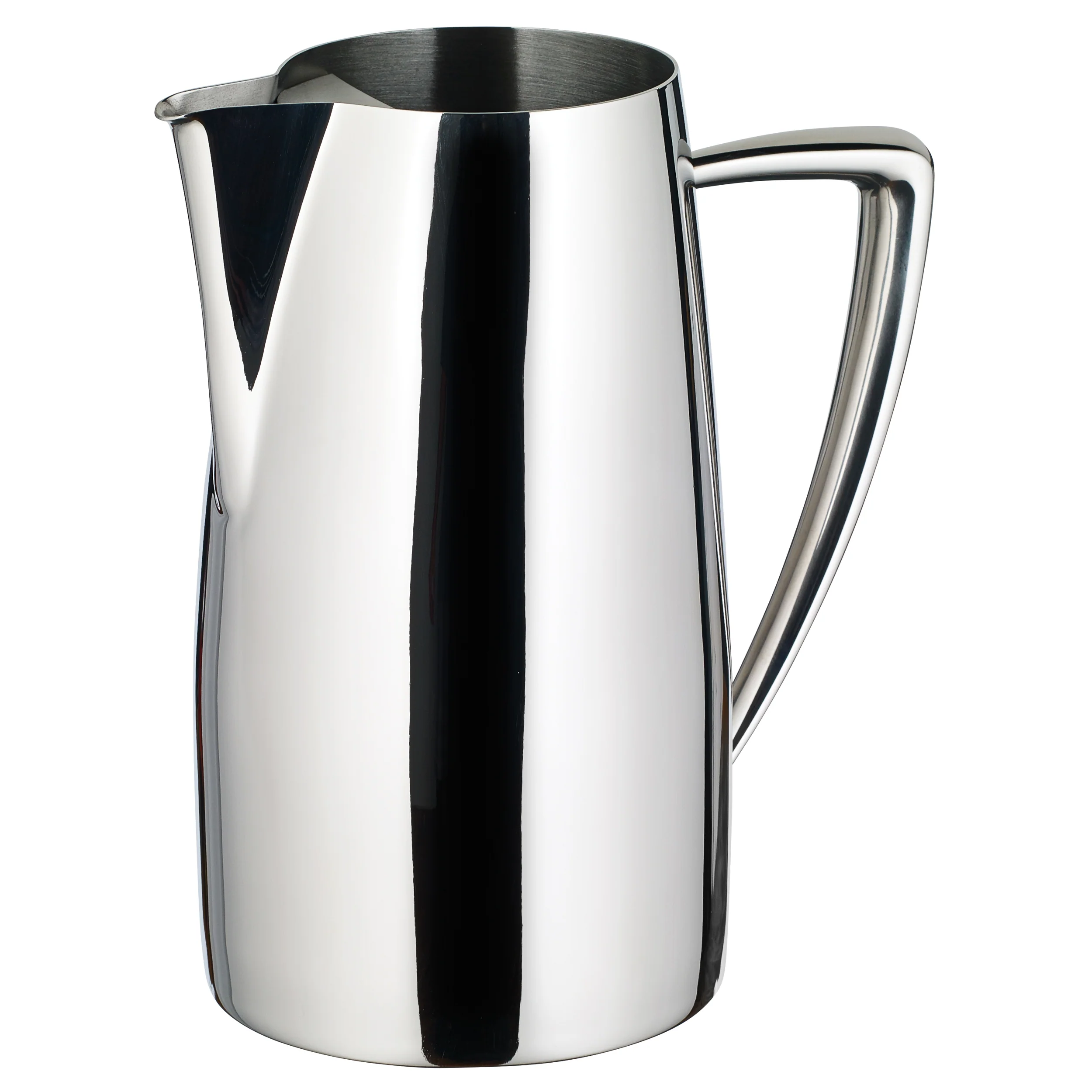 Winco Z-MC-WP64 64 Oz Water Pitcher with Ice Guard Stainless Steel Mirror Finish