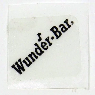 Wunder-Bar 'Wunder-Bar' Brand Identity Label - Clear & Black